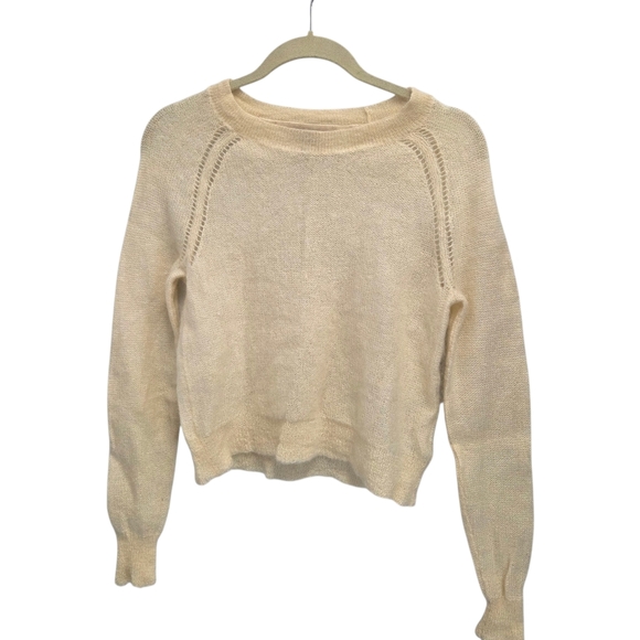 Banana Republic Sweaters - Banana Republic Mohair Blend Cream Women's Sweater Size Medium